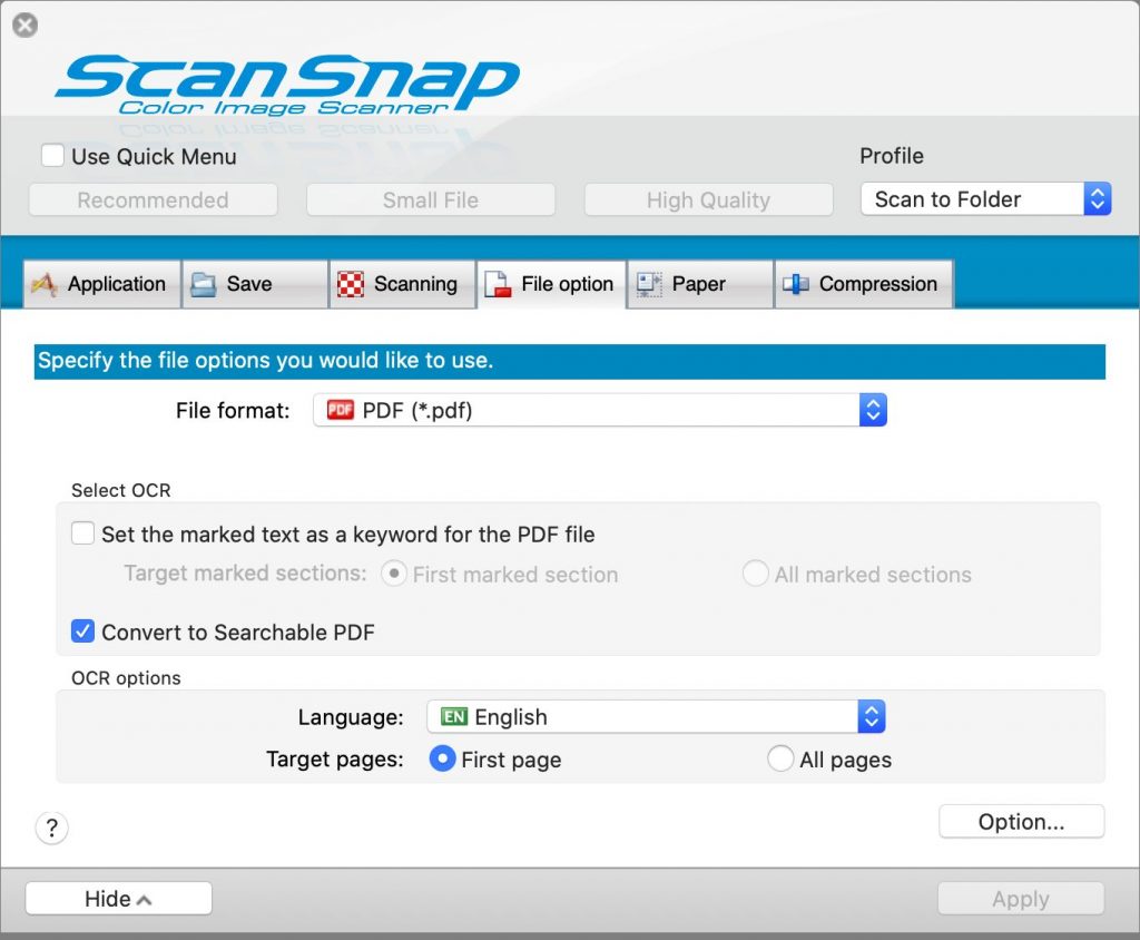 Yay! Older ScanSnap Scanners Get New Life in Catalina with ScanSnap Manager  V7 - Mac Business Solutions - Apple Premier Partner
